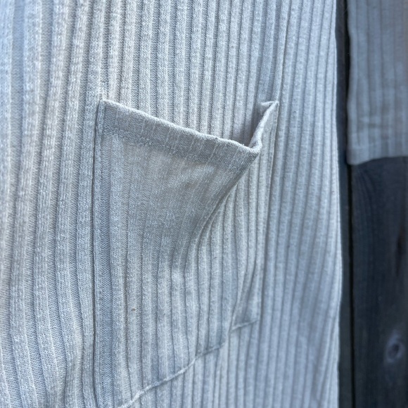 Cream Ribbed Duster - Picture 2 of 5